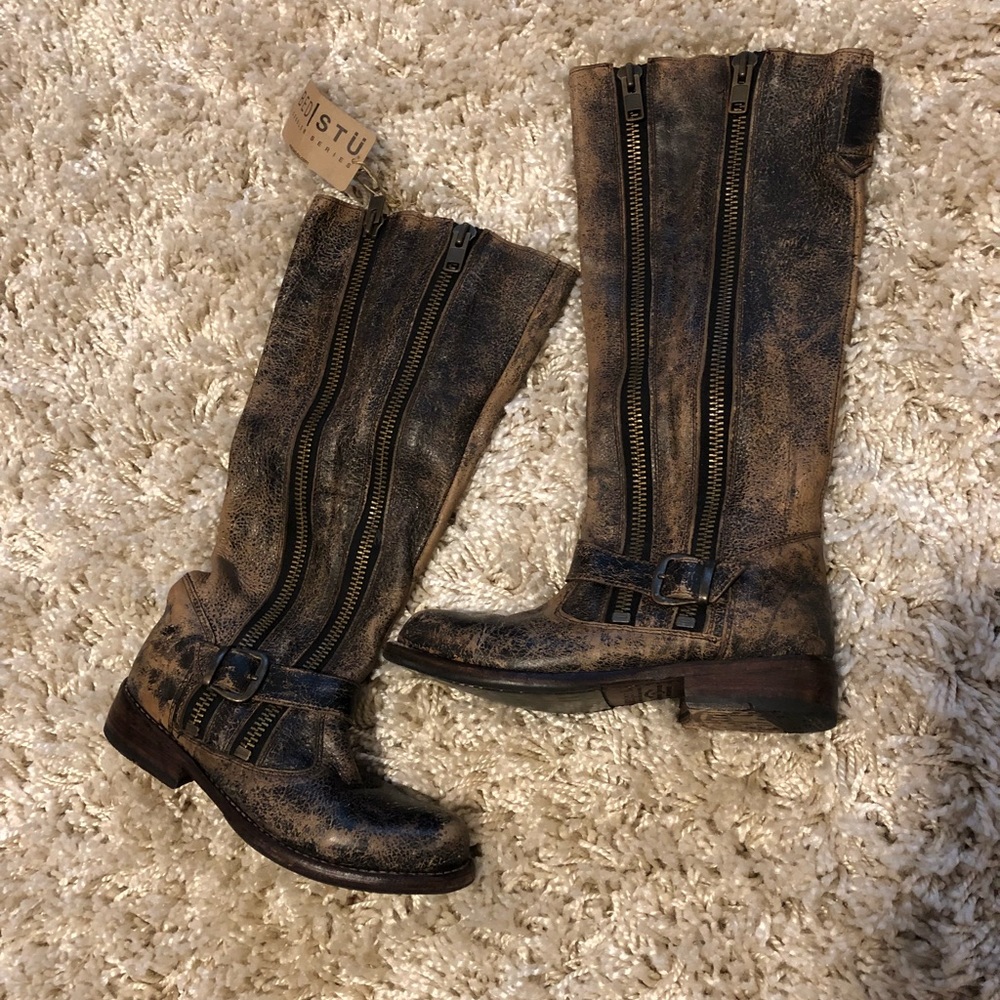 Bed Stu Tango Boots in black lux